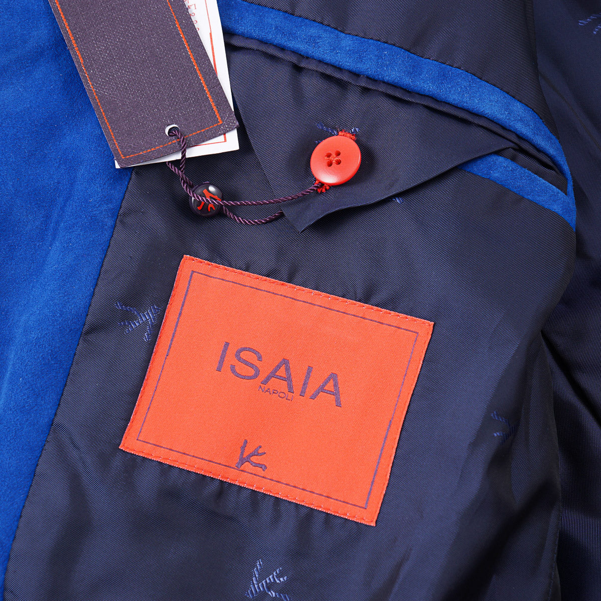 Isaia Soft Lamb Suede Leather Blazer