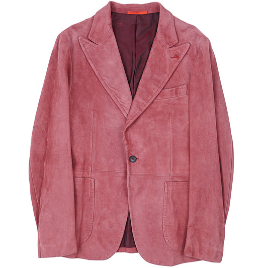 Isaia Soft Lamb Suede Leather Blazer - Top Shelf Apparel