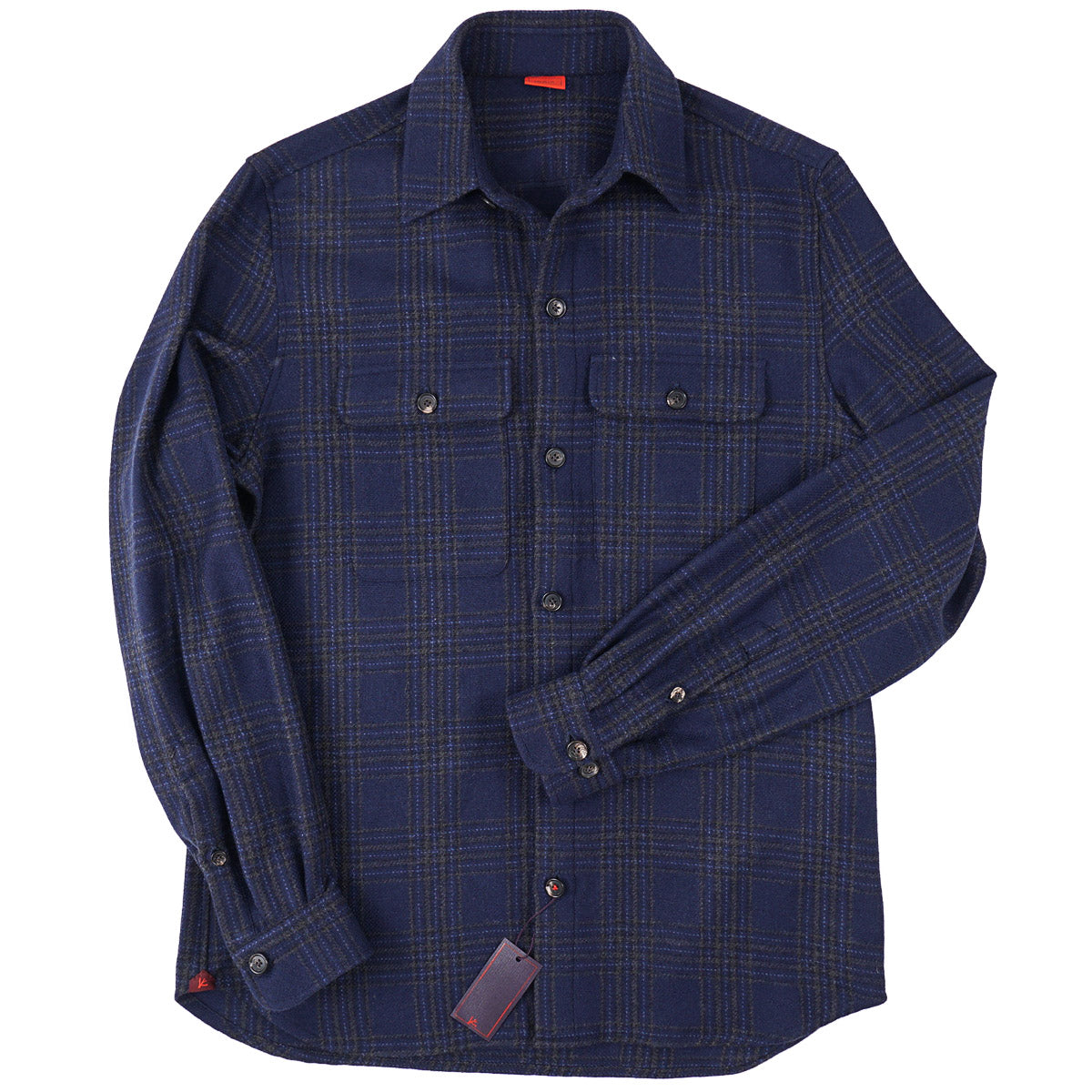 Isaia Soft Vicuna and Cashmere Overshirt