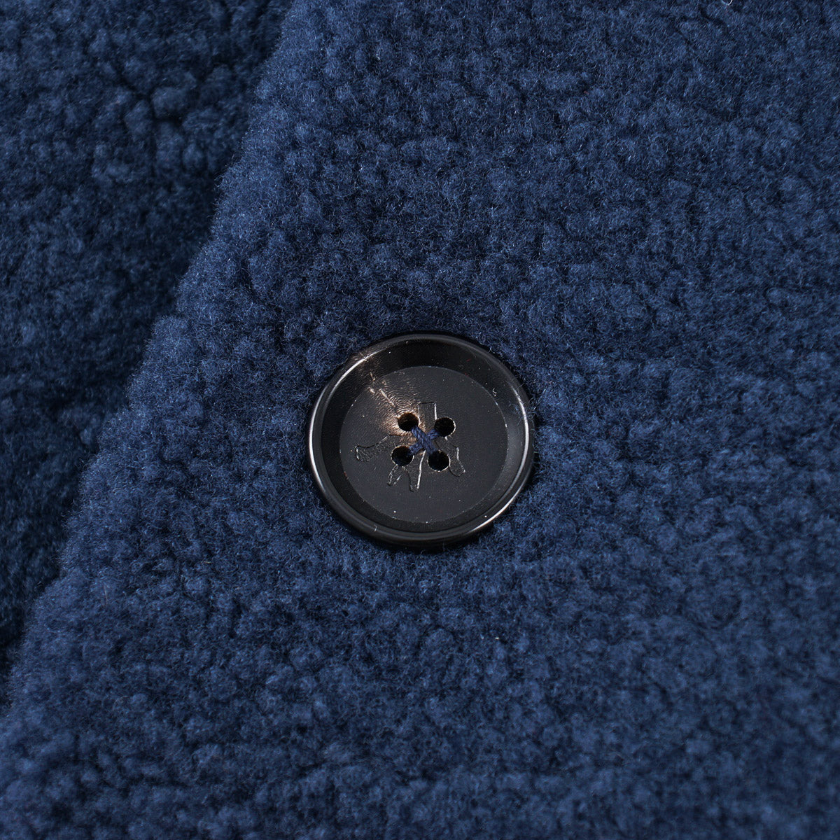 Isaia Plush Reverse Lamb Shearling Coat