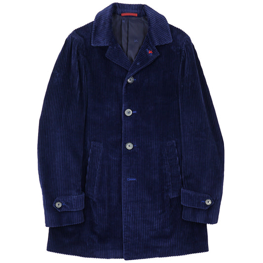 Isaia Slim-Fit Corduroy Cotton Overcoat - Top Shelf Apparel