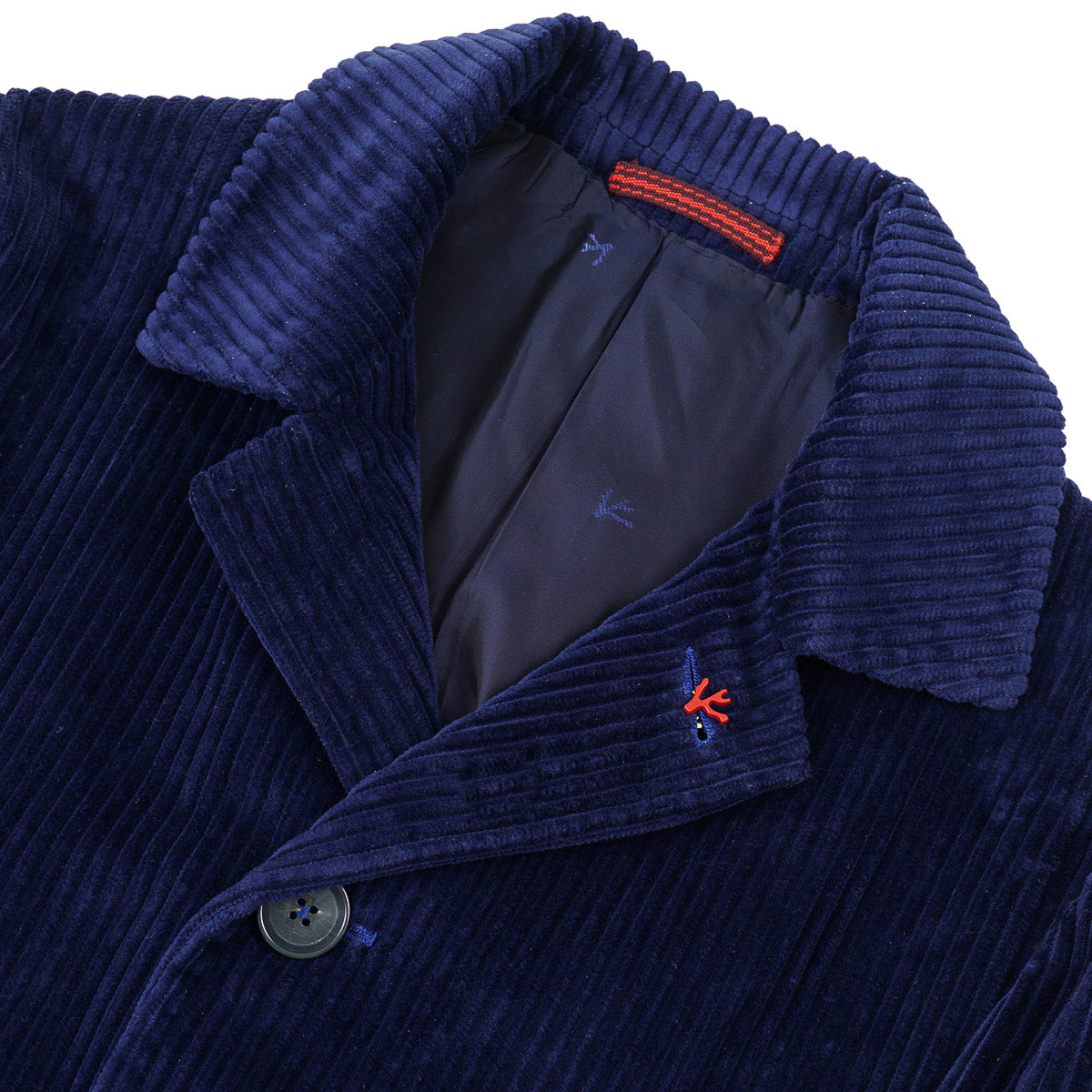 Isaia Slim-Fit Corduroy Cotton Overcoat