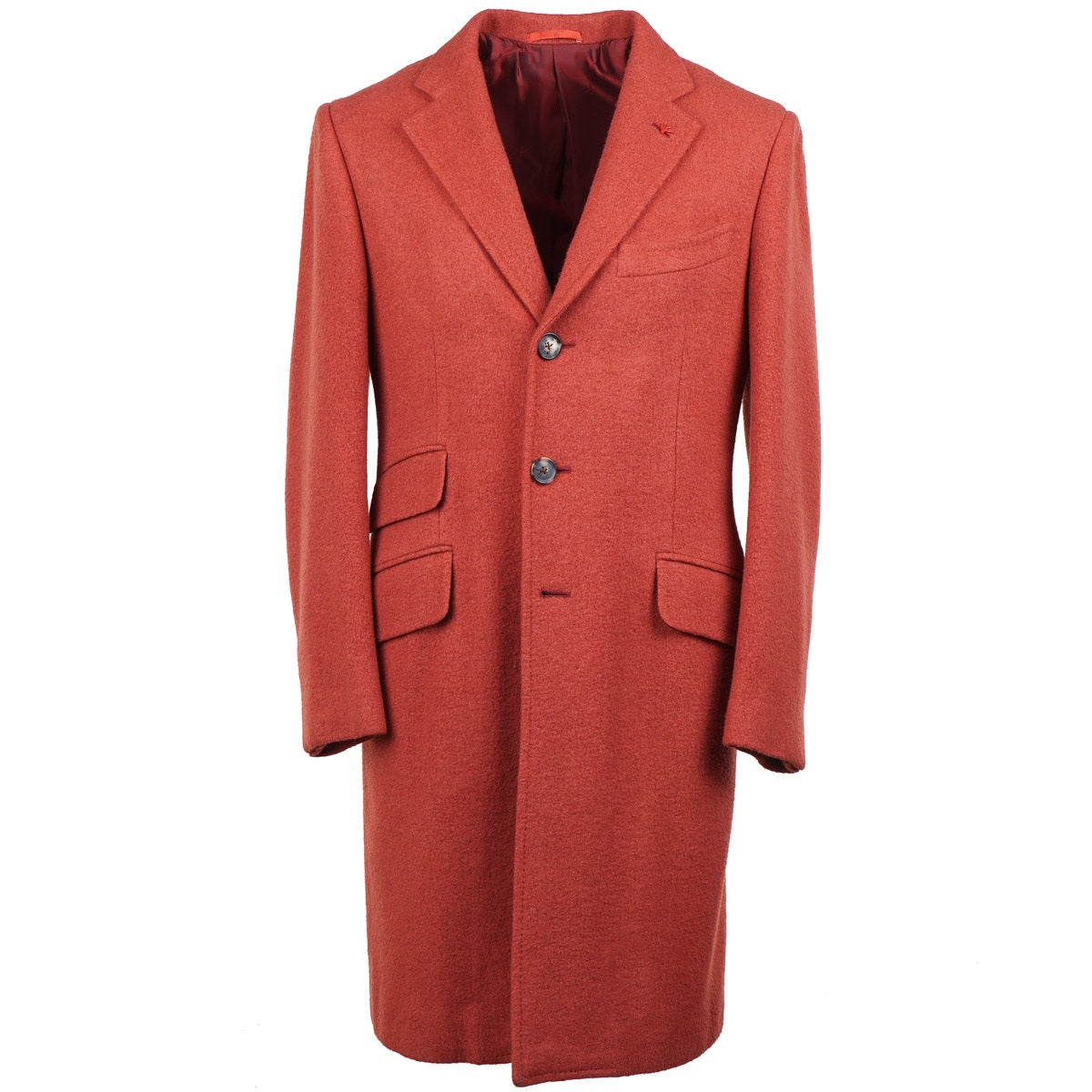 Isaia Camelhair and Silk Overcoat