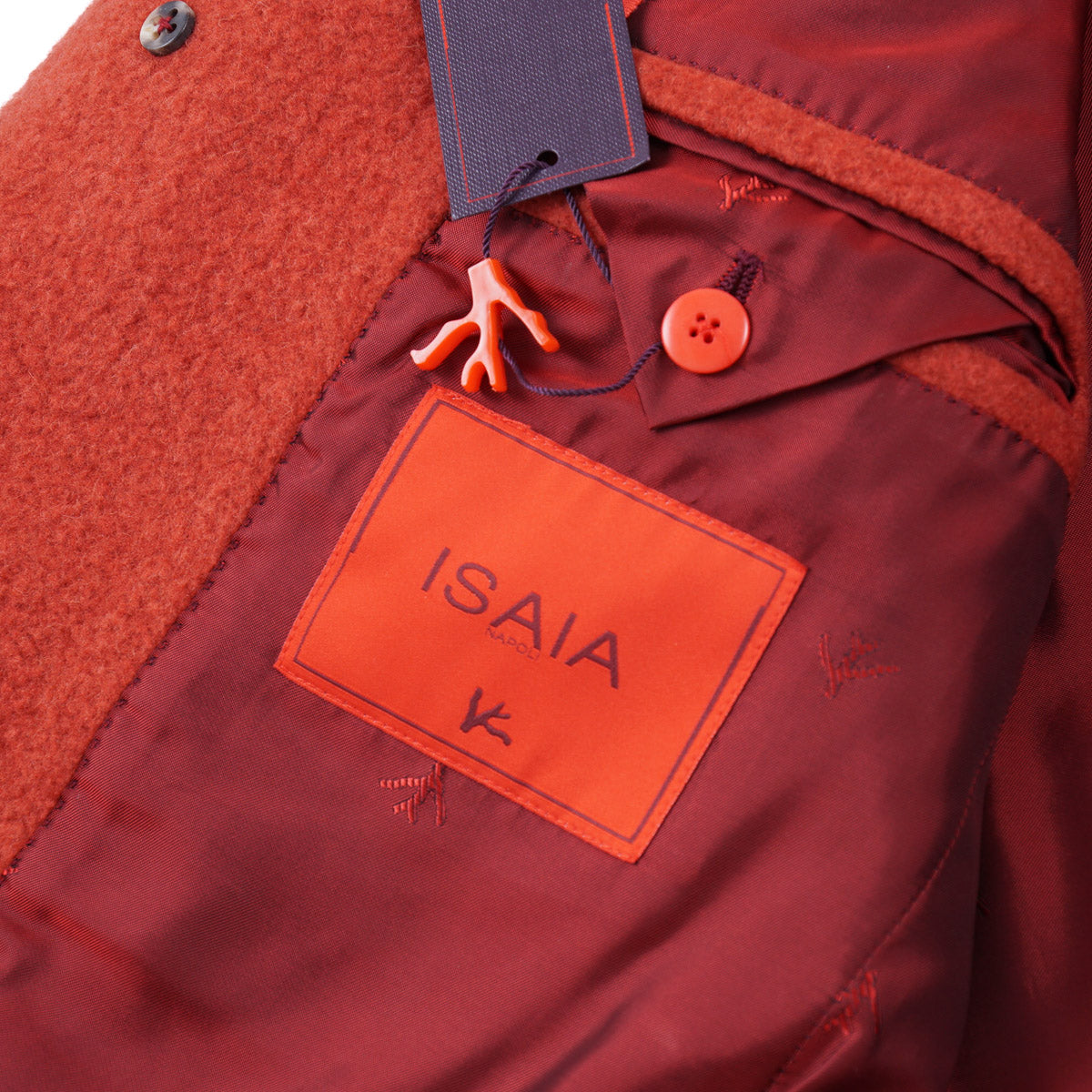 Isaia Camelhair and Silk Overcoat