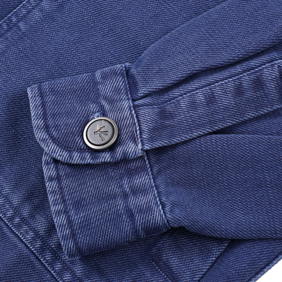 Isaia Denim Cotton Shirt-Jacket