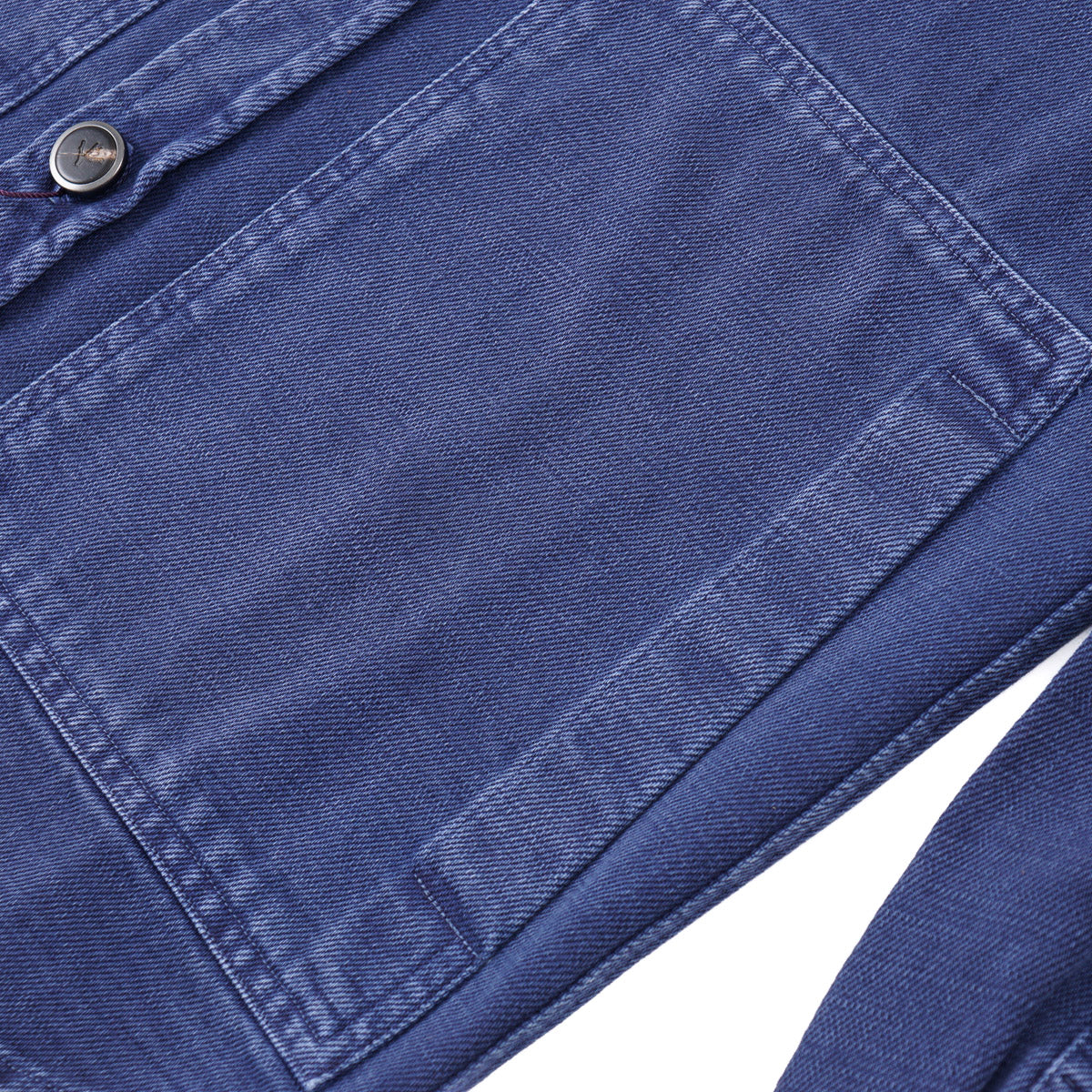 Isaia Denim Cotton Shirt-Jacket