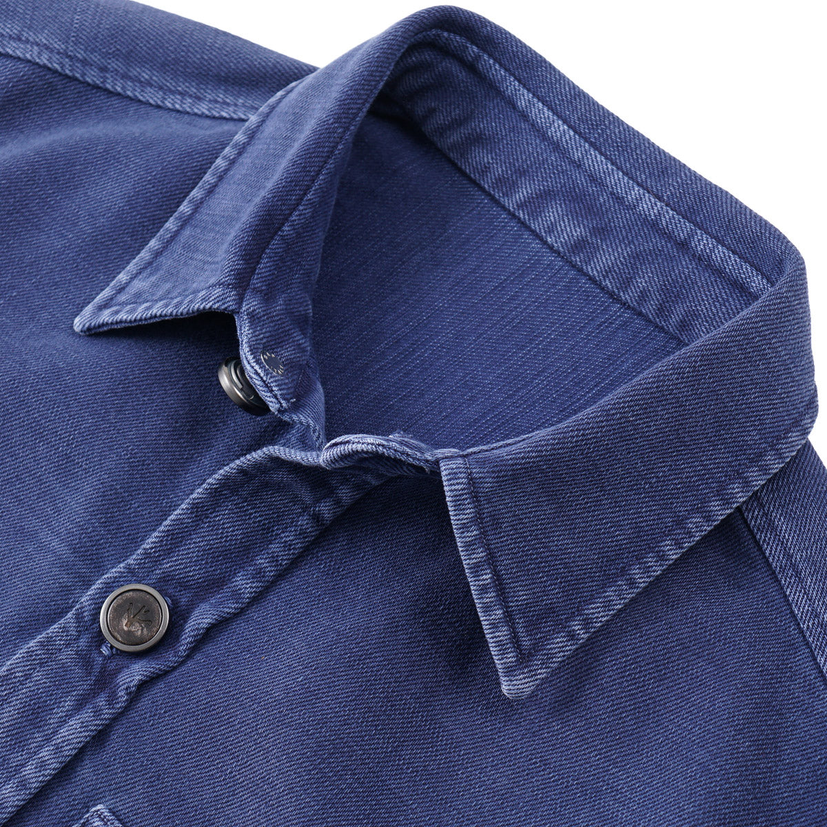 Isaia Denim Cotton Shirt-Jacket
