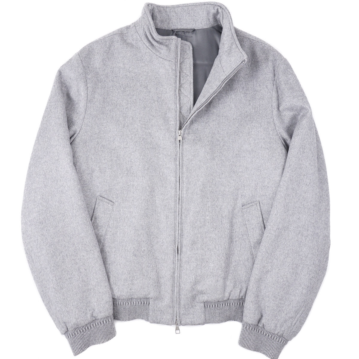 Brett Johnson Cashmere-Silk Bomber Jacket