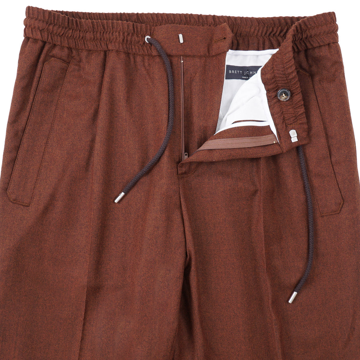 Brett Johnson Wool-Silk Jogger Pants