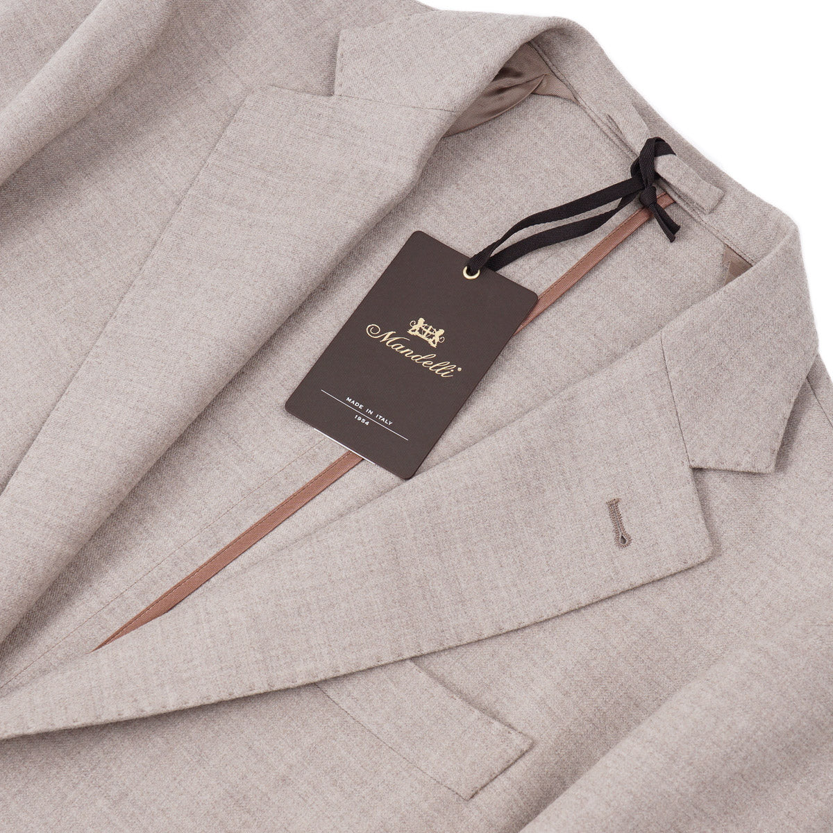 Mandelli Soft-Constructed Wool Suit