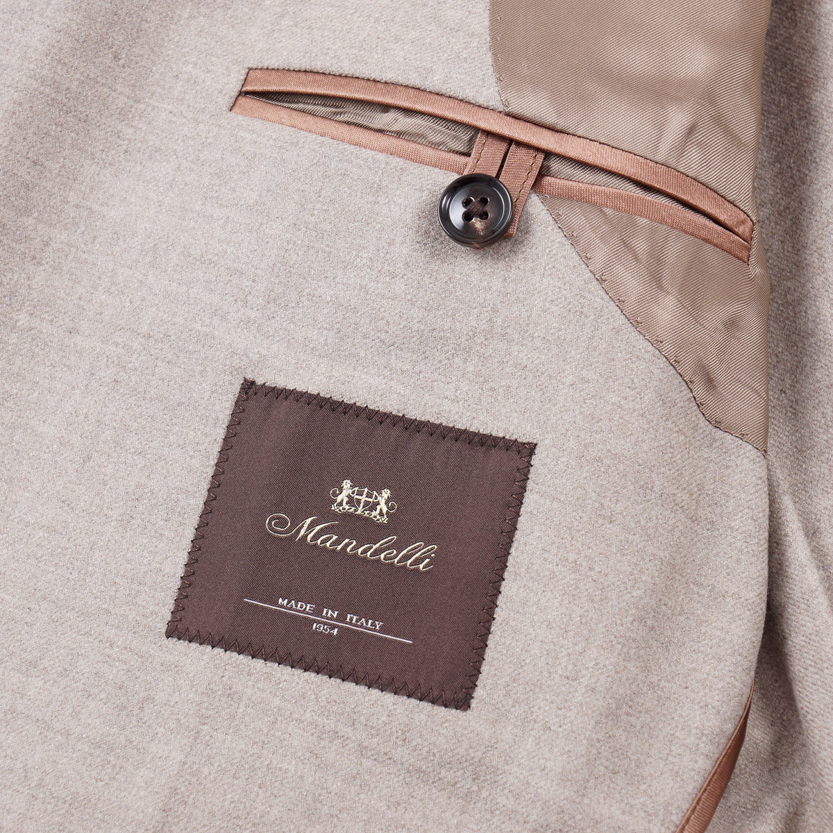Mandelli Soft-Constructed Wool Suit