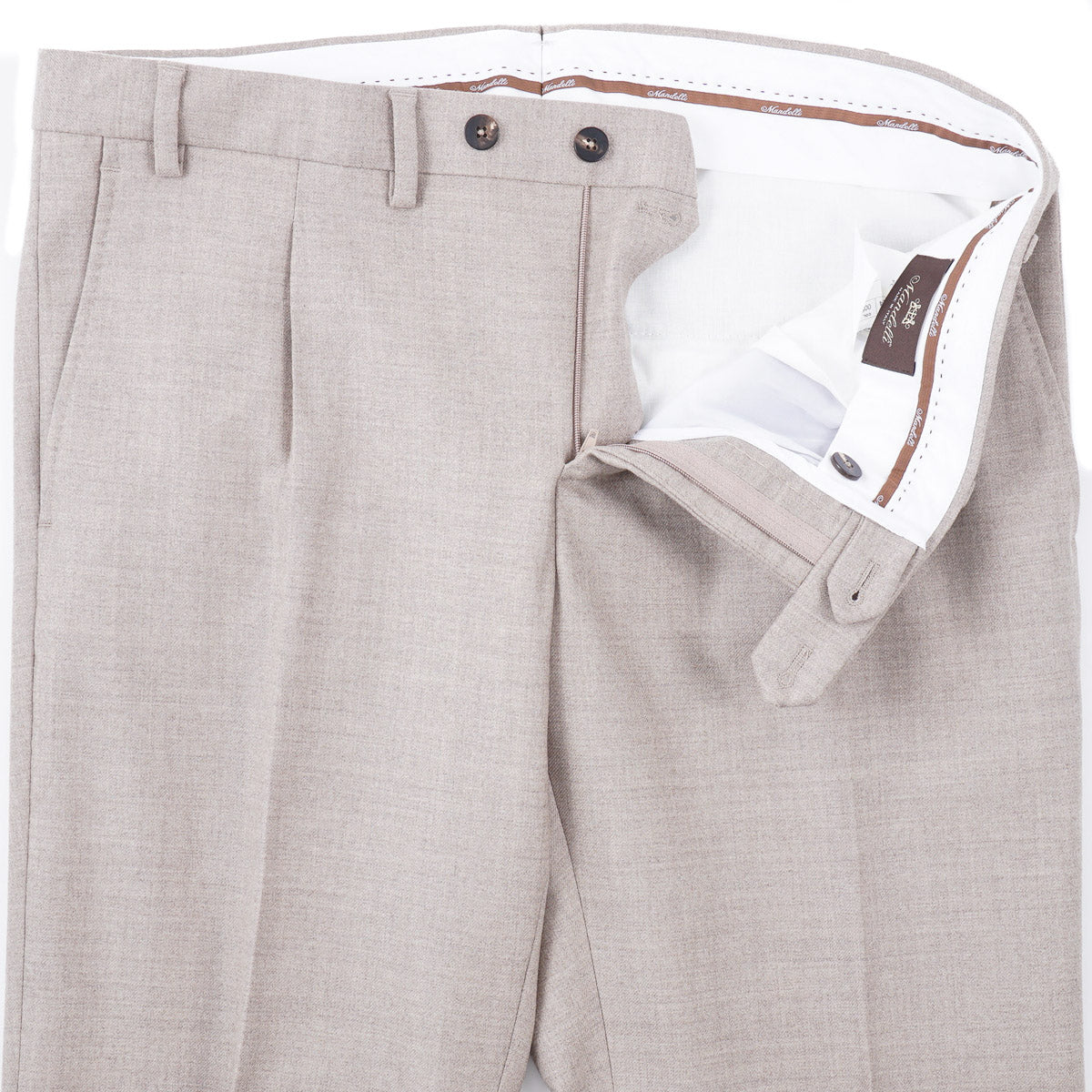 Mandelli Soft-Constructed Wool Suit
