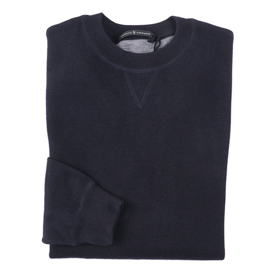 Manrico Stretch Knit Jersey Cashmere Sweater - Top Shelf Apparel