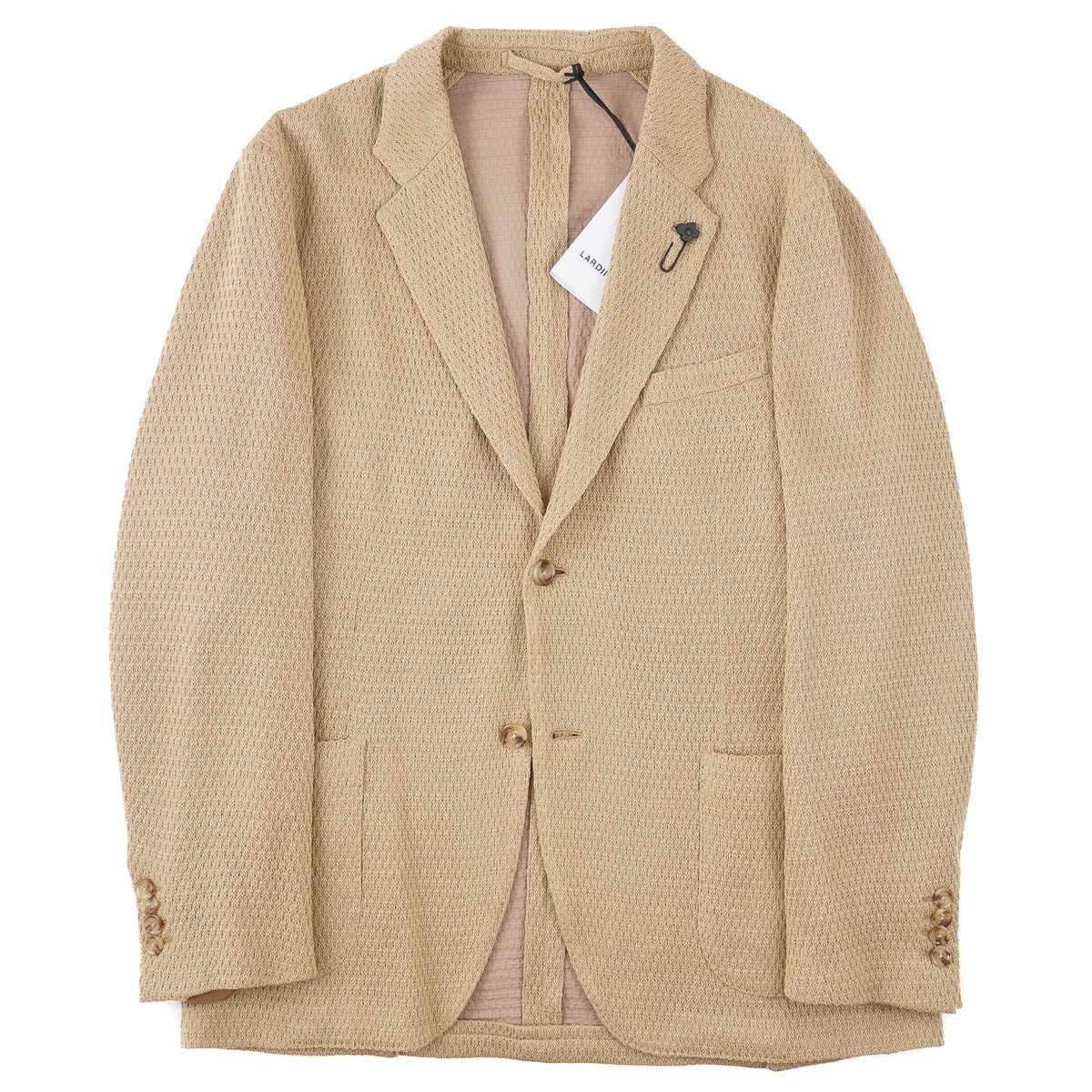 Lardini Soft-Constructed Knit Wool Blazer - Top Shelf Apparel