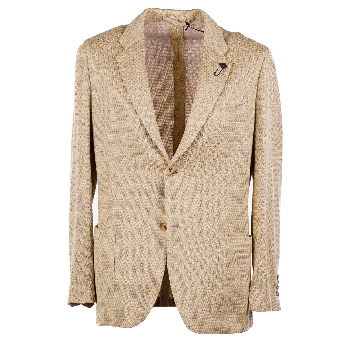 Lardini Soft-Constructed Knit Wool Blazer - Top Shelf Apparel