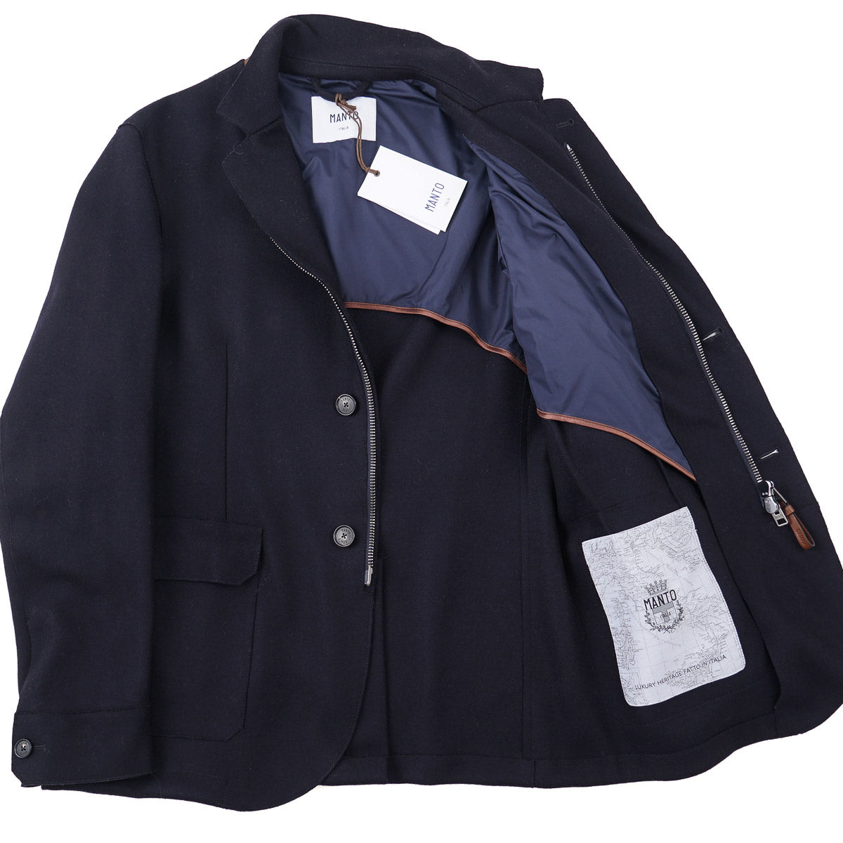 Manto Wool-Cashmere Outerwear Blazer - Top Shelf Apparel