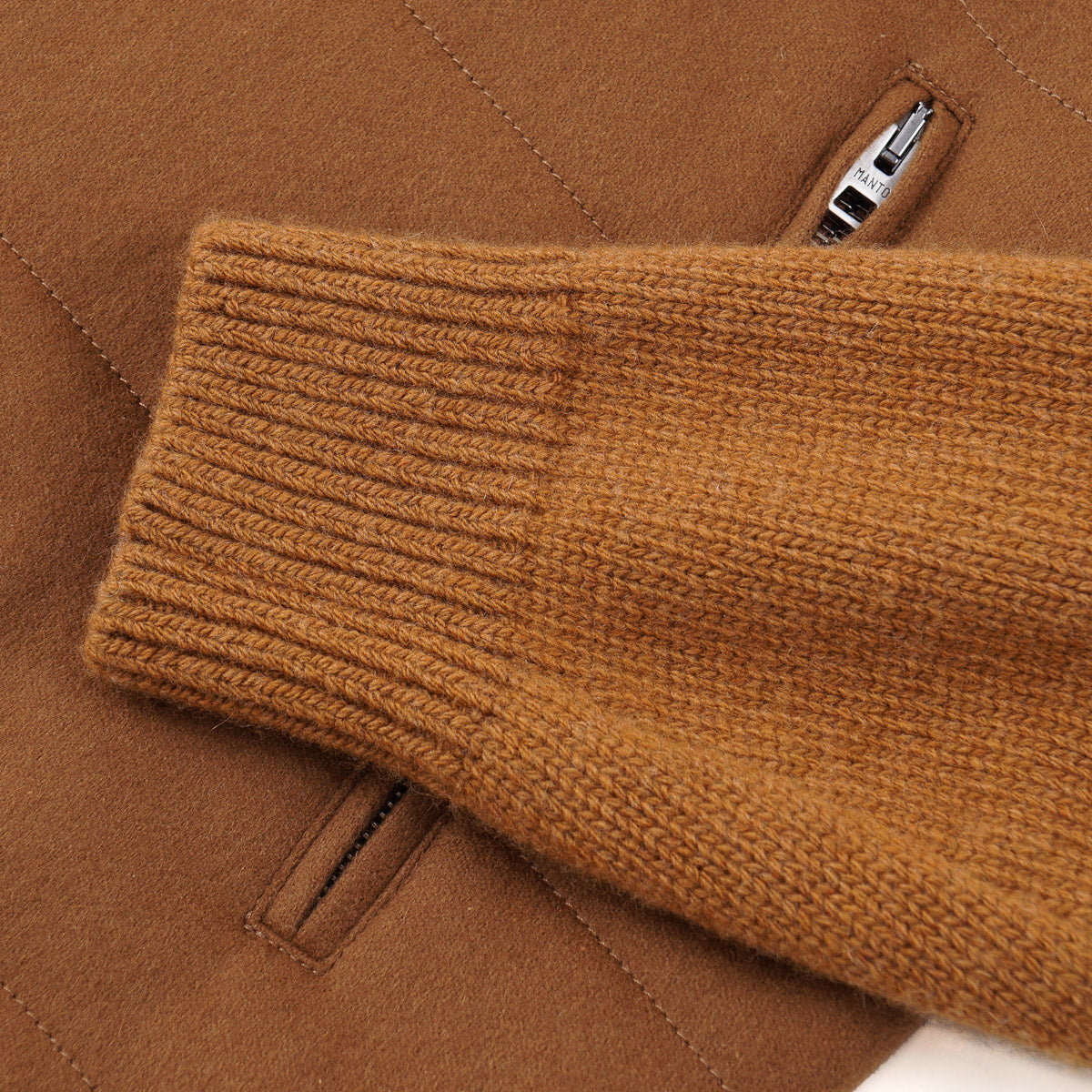 Manto Cashmere Jacket with Knit Sleeves - Top Shelf Apparel