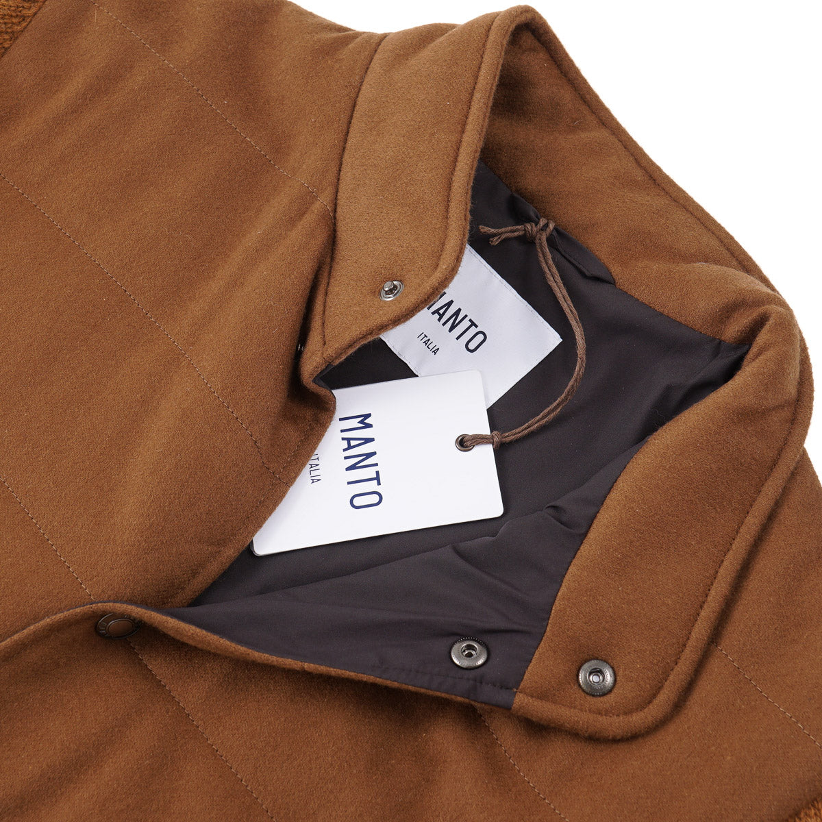 Manto Cashmere Jacket with Knit Sleeves - Top Shelf Apparel