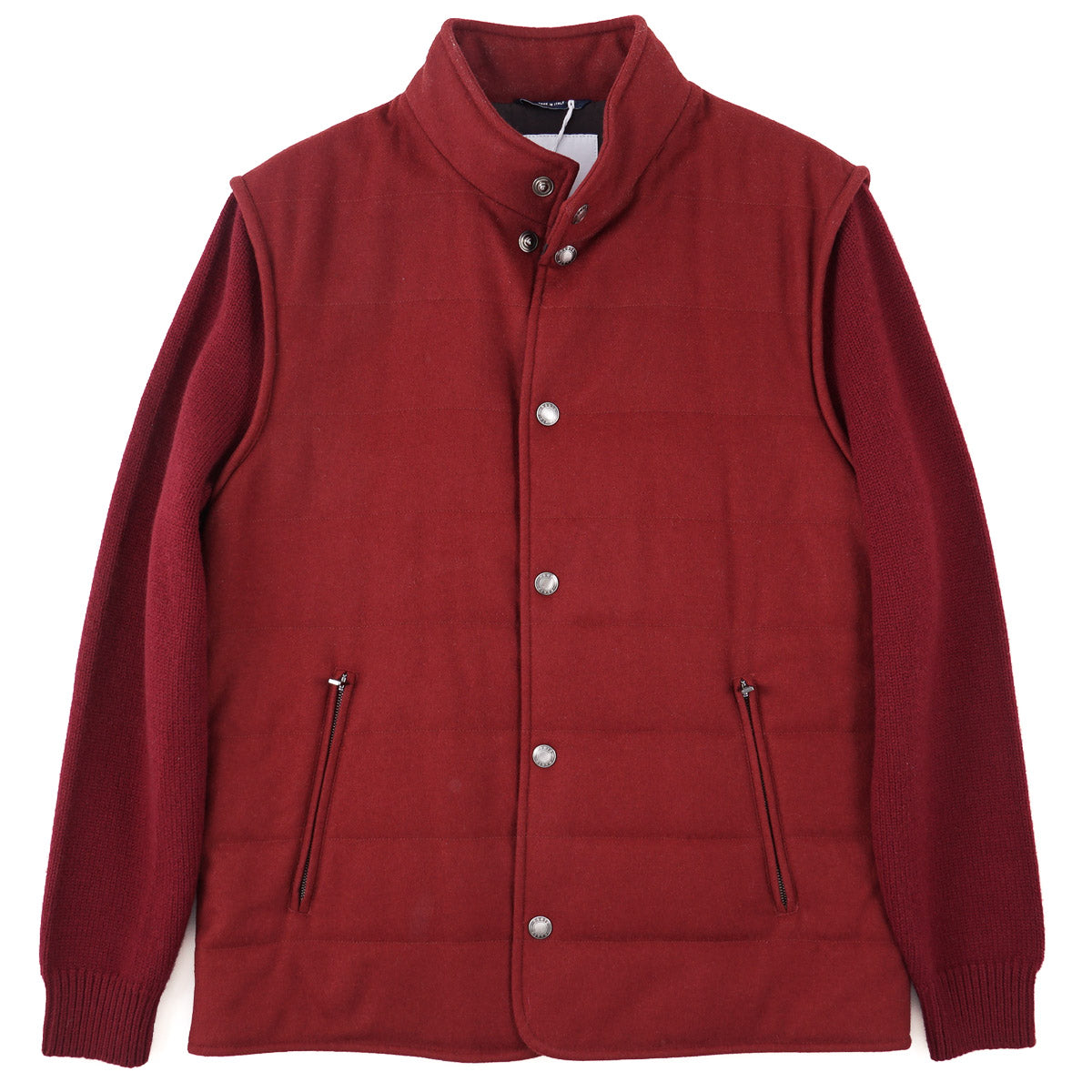 Manto Cashmere Jacket with Knit Sleeves