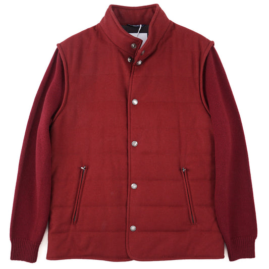 Manto Cashmere Jacket with Knit Sleeves