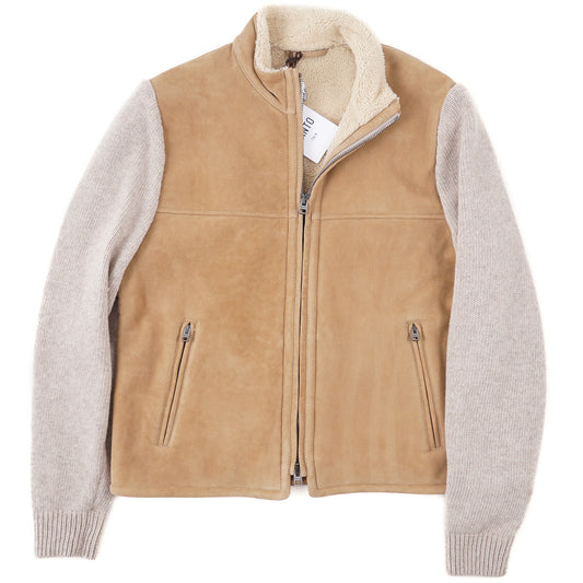 Manto Shearling and Knit Cashmere Jacket