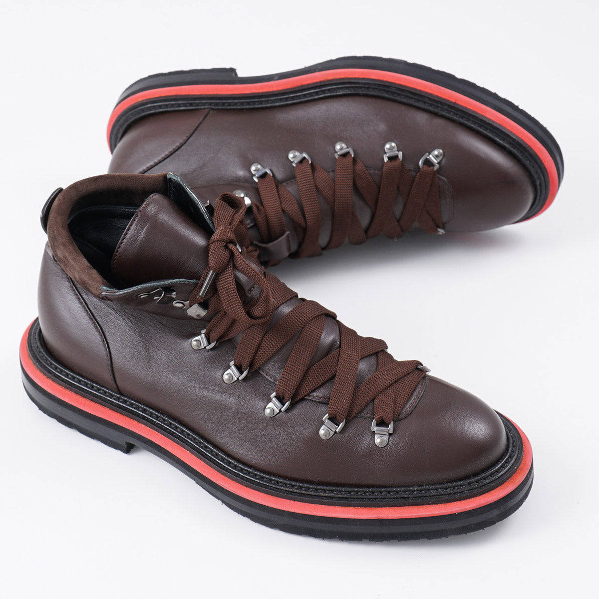 Isaia Calf Leather Hiking Boots - Top Shelf Apparel