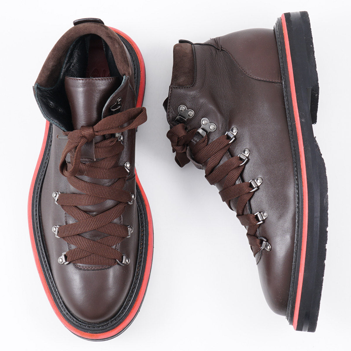 Isaia Calf Leather Hiking Boots - Top Shelf Apparel