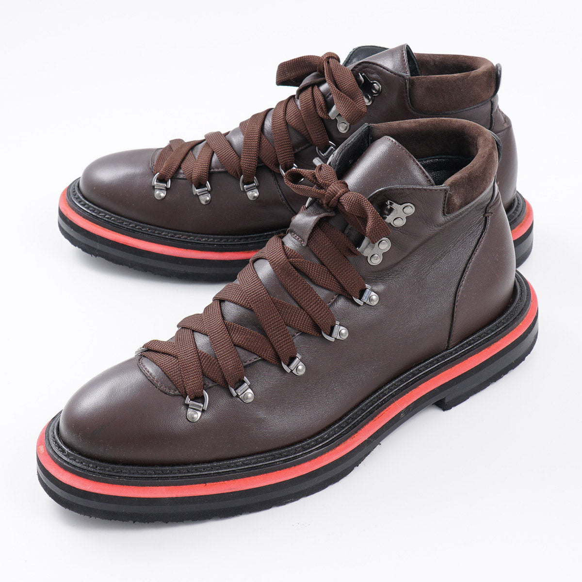 Isaia Calf Leather Hiking Boots - Top Shelf Apparel