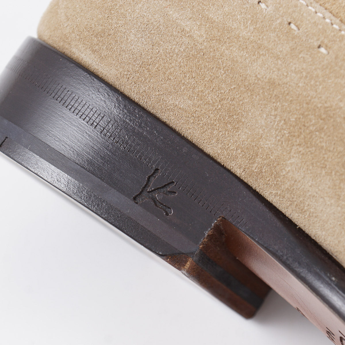 Isaia Tan Calf Suede Derby - Top Shelf Apparel