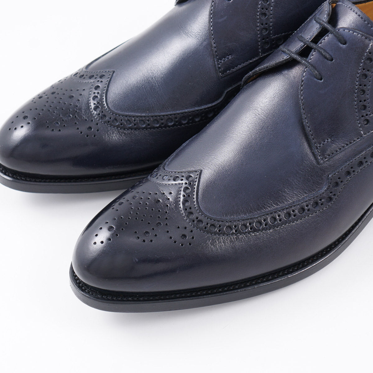 Isaia Calf Goodyear-Welt Wingtip - Top Shelf Apparel