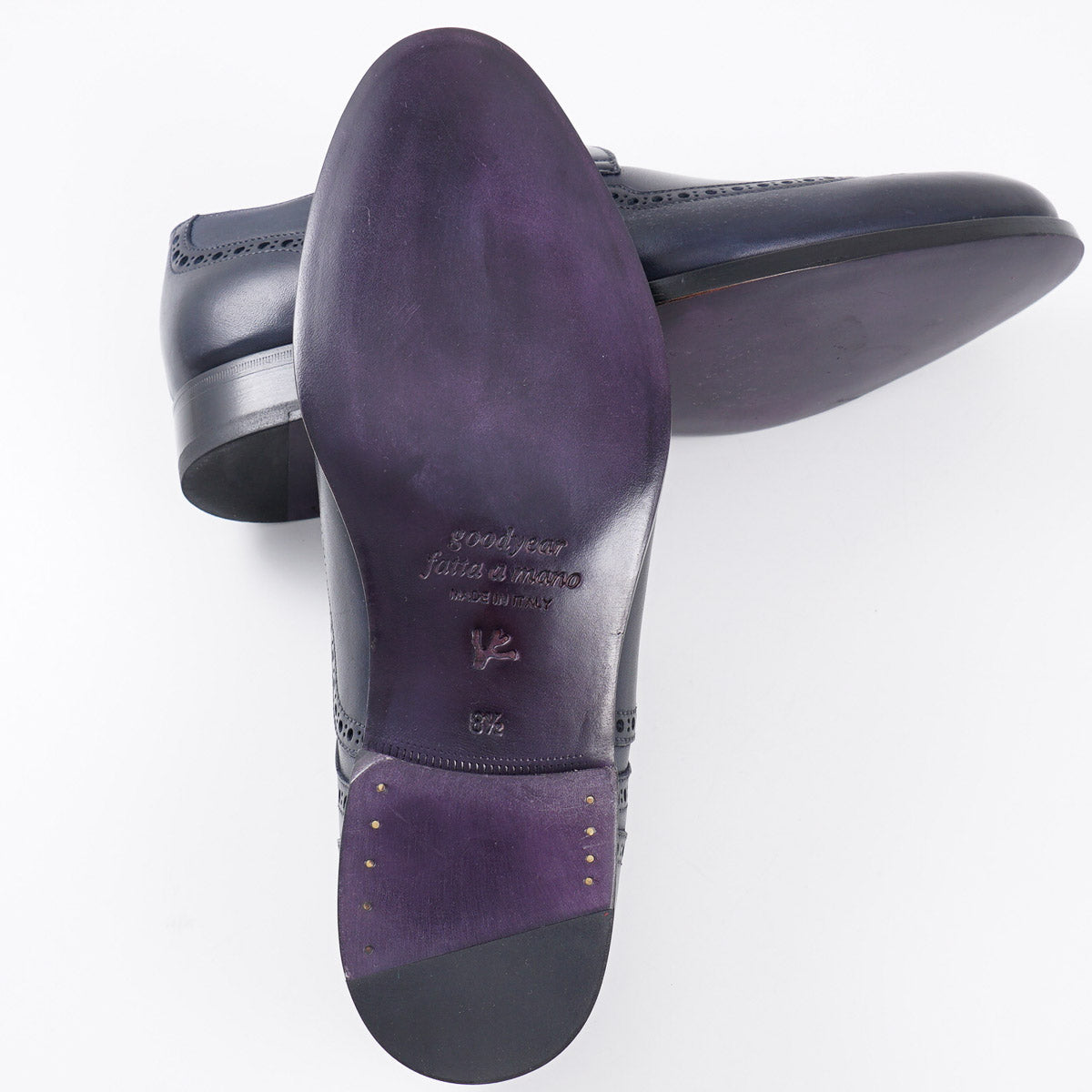 Isaia Calf Goodyear-Welt Wingtip - Top Shelf Apparel