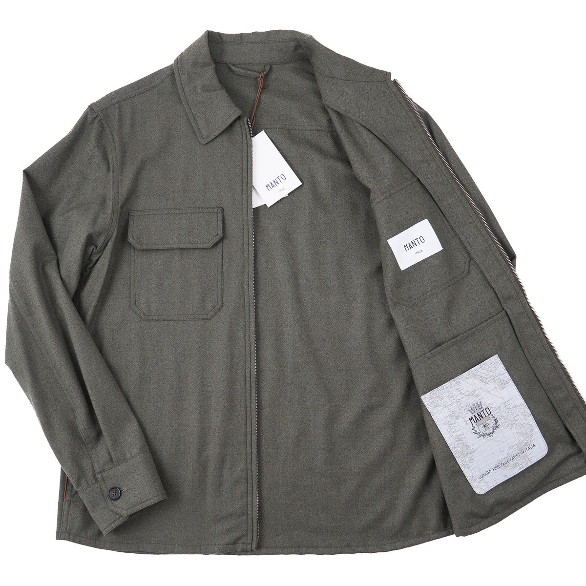 Manto 'Eclips' Midweight Cashmere Jacket - Top Shelf Apparel