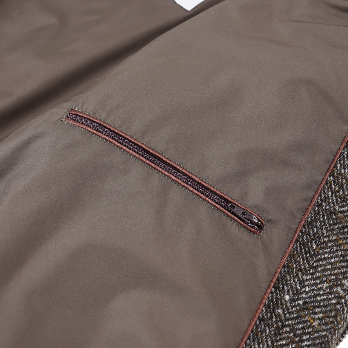 Manto Bomber Jacket with Tweed Front