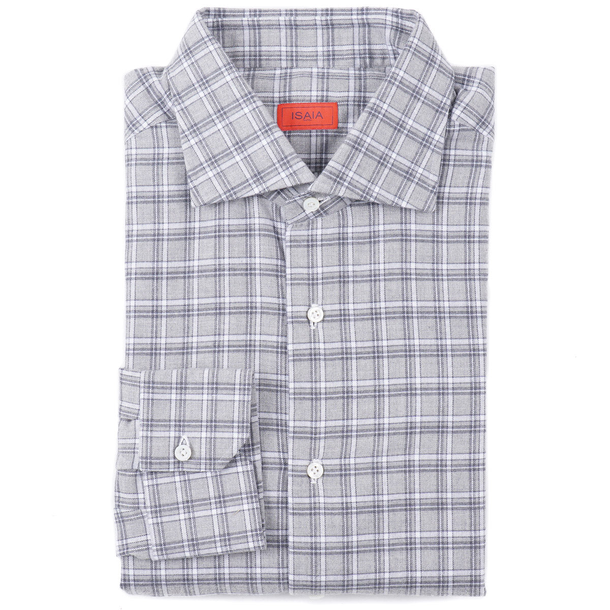 Isaia 'Mix' Soft Flannel Cotton Shirt - Top Shelf Apparel