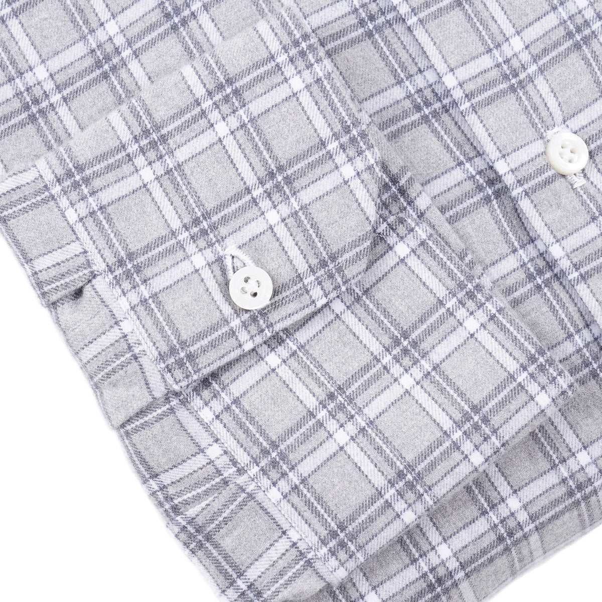 Isaia 'Mix' Soft Flannel Cotton Shirt - Top Shelf Apparel