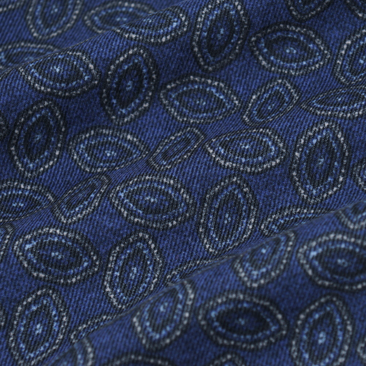 Isaia Printed Micro Corduroy Sport Shirt