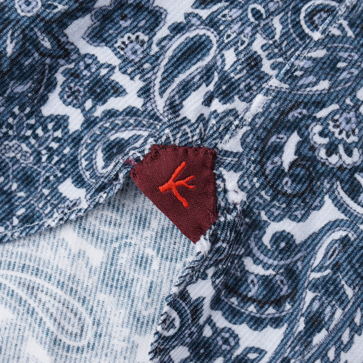 Isaia Printed Micro Corduroy Sport Shirt - Top Shelf Apparel