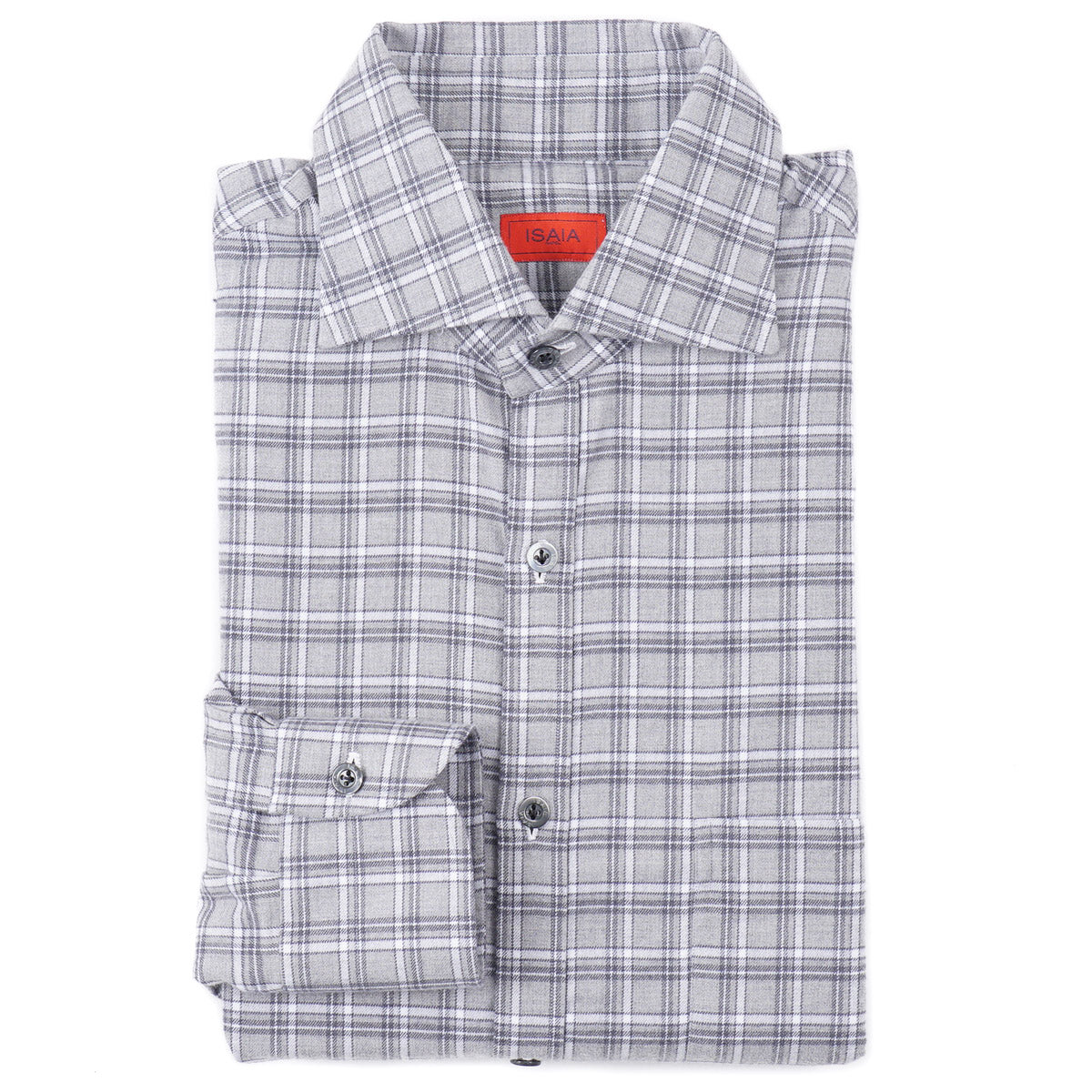 Isaia 'Italia' Soft Flannel Cotton Shirt - Top Shelf Apparel