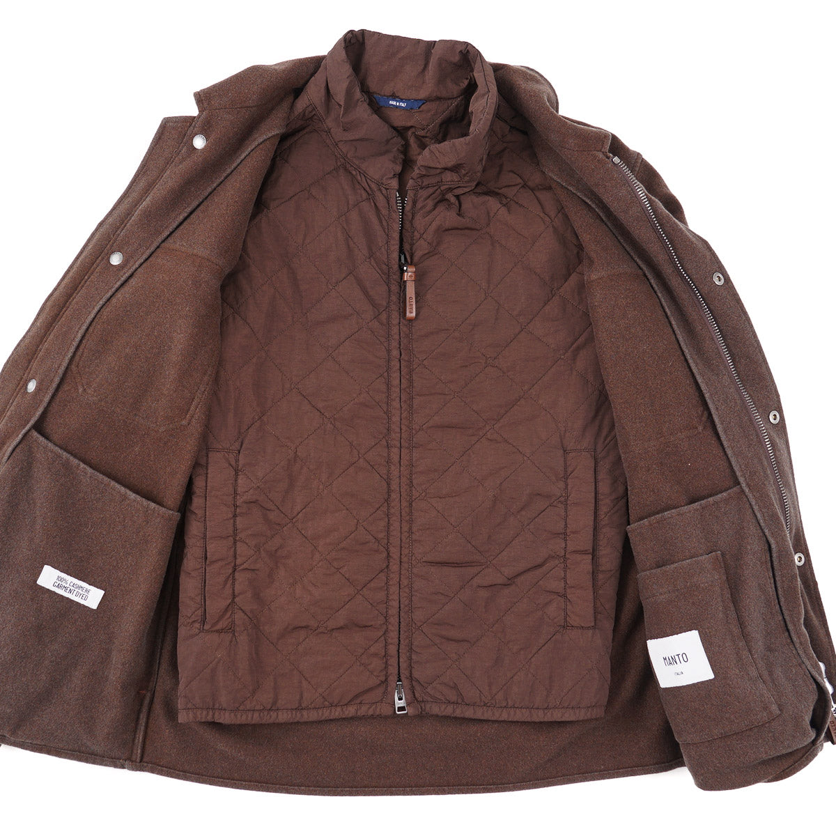 Manto 3-in-1 Cashmere Jacket with Liner - Top Shelf Apparel