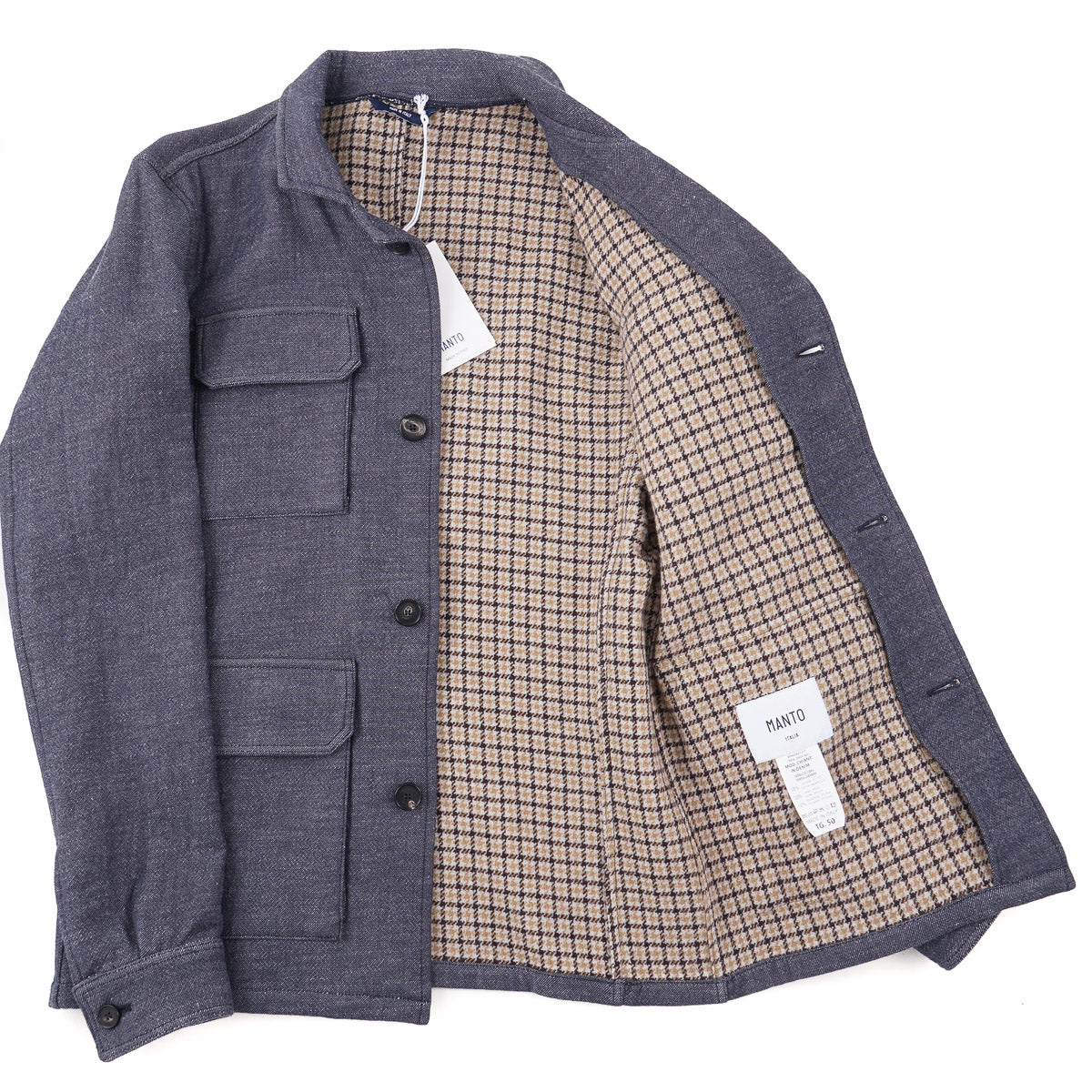 Manto Wool and Cotton Field Jacket - Top Shelf Apparel