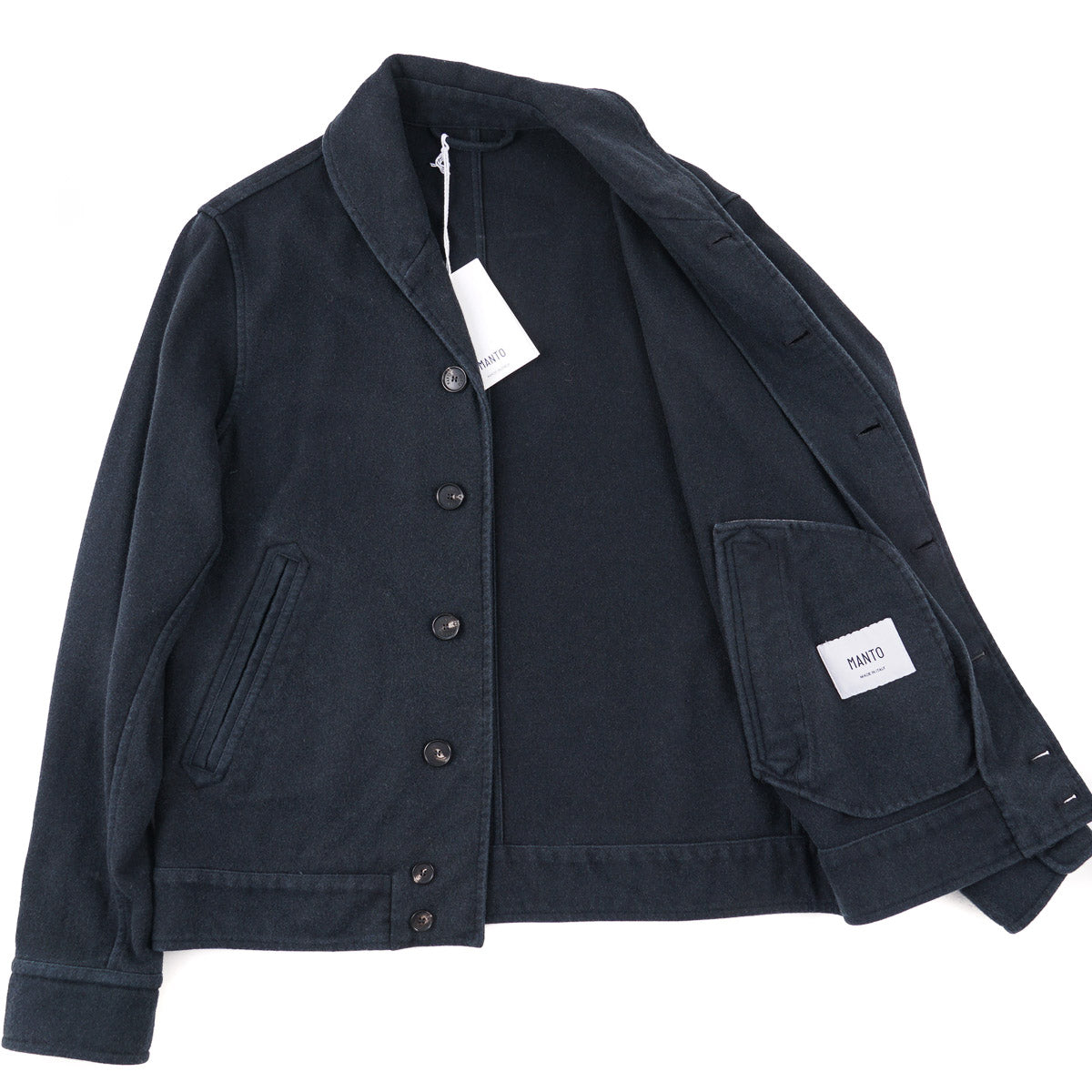 Manto Garment-Washed Cashmere Jacket - Top Shelf Apparel