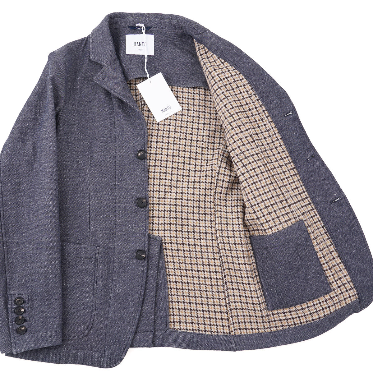 Manto Wool and Cotton Blazer-Jacket - Top Shelf Apparel