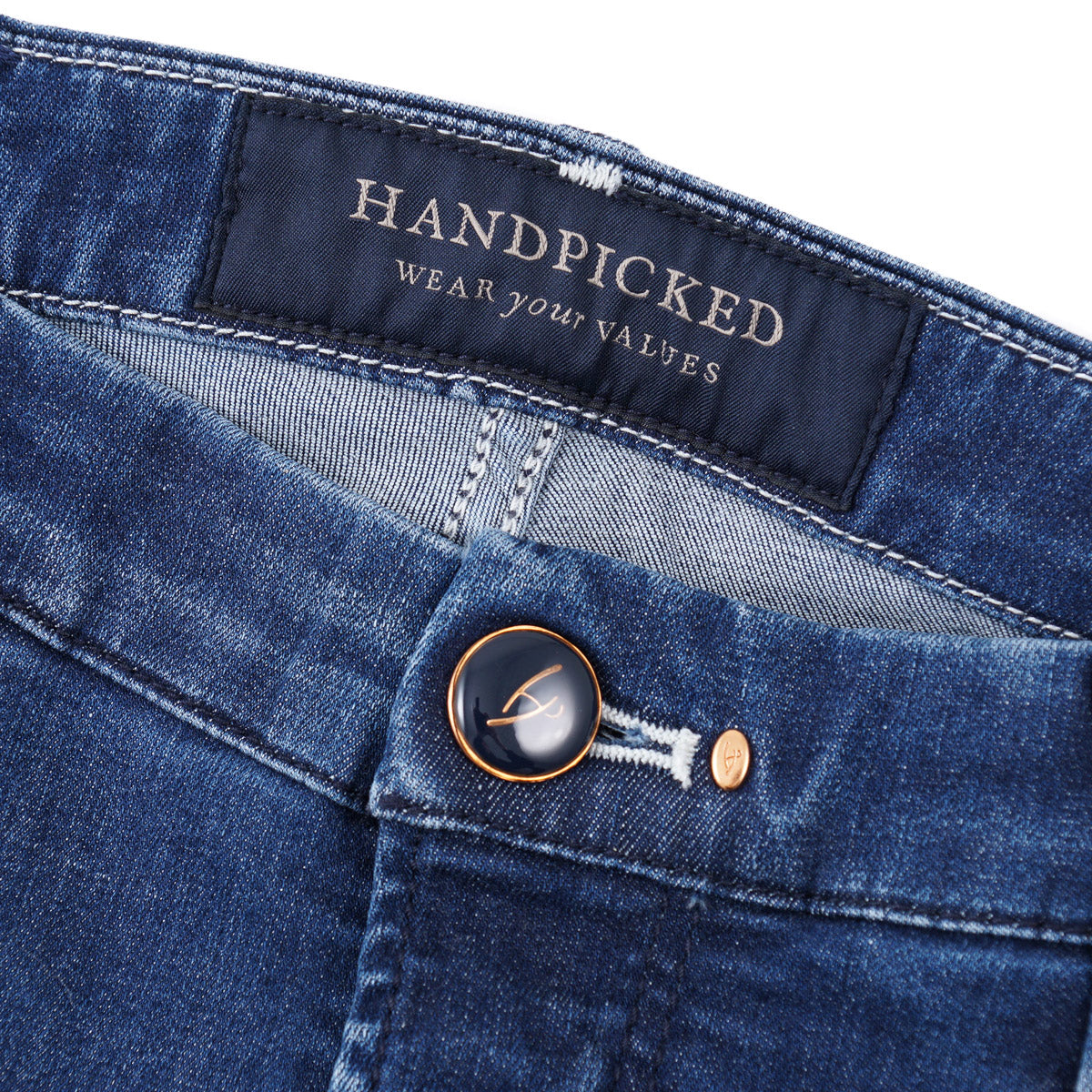 Handpicked 'Orvieto' Slim-Fit Denim Jeans - Top Shelf Apparel