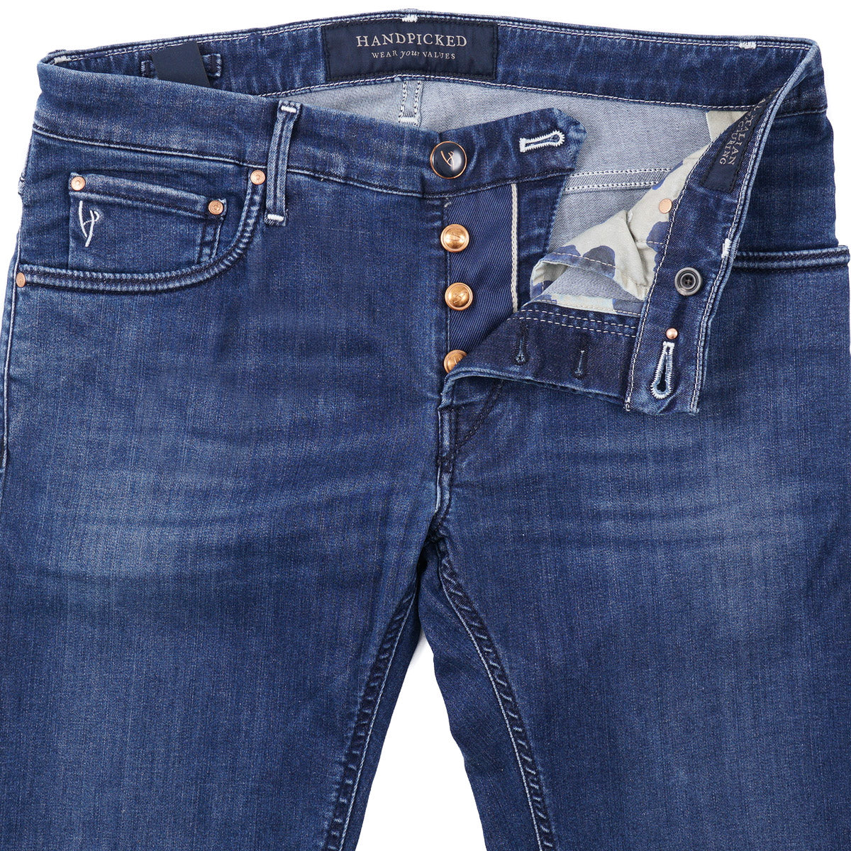 Handpicked 'Orvieto' Slim-Fit Denim Jeans - Top Shelf Apparel