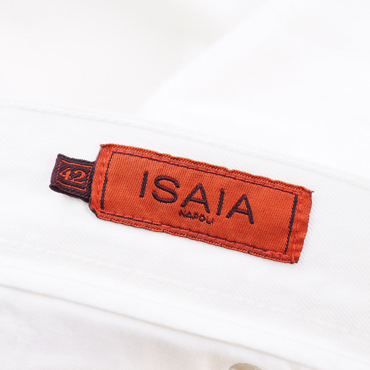 Isaia Slim Straight Fit Selvedge Jeans