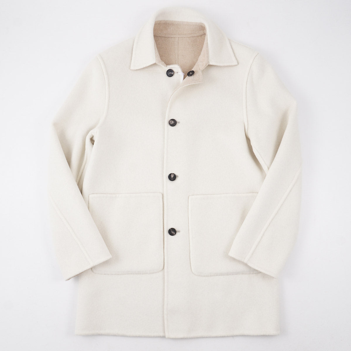 Manto Reversible Cashmere Overcoat - Top Shelf Apparel