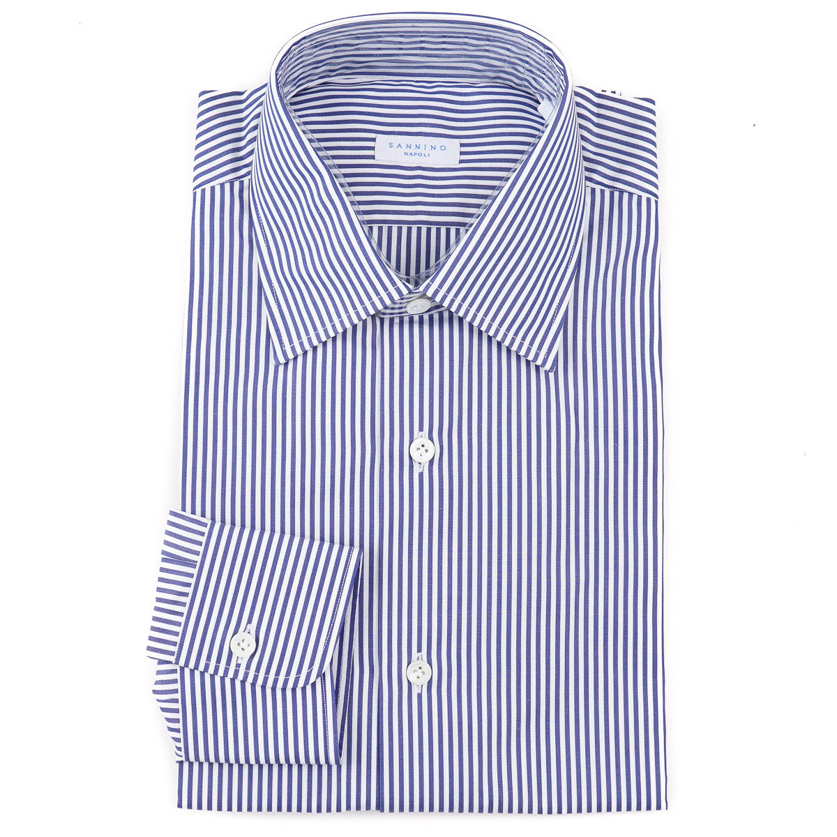 Sannino Slim-Fit Cotton Dress Shirt - Top Shelf Apparel