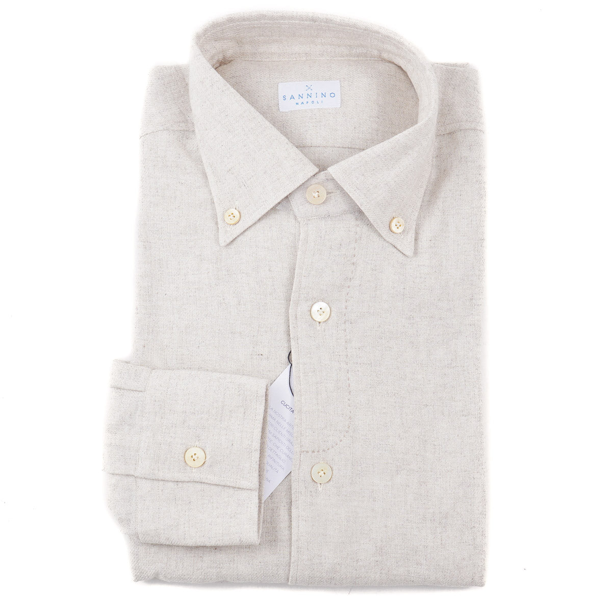 Sannino Cotton-Cashmere-Wool Shirt - Top Shelf Apparel