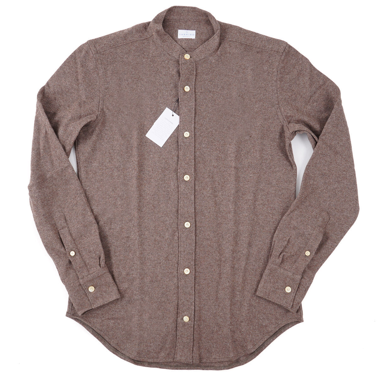 Sannino Brushed Flannel Wool Shirt - Top Shelf Apparel