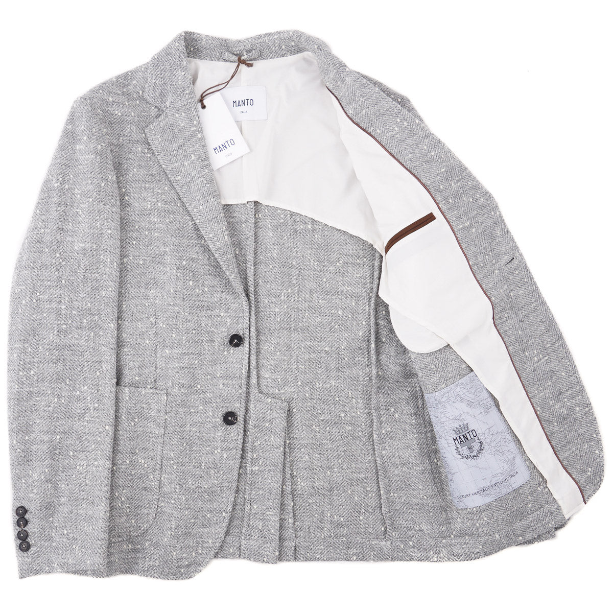 Manto Donegal Cashmere Blazer Jacket